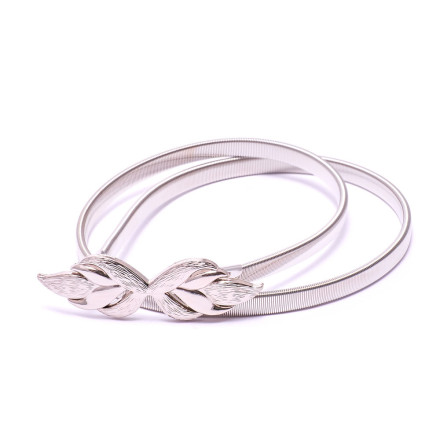 Ремінь жіночий Welfare AC-6 SILVER