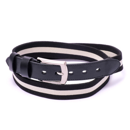 Ремінь чоловічий Welfare K-26 BLK-WHITE