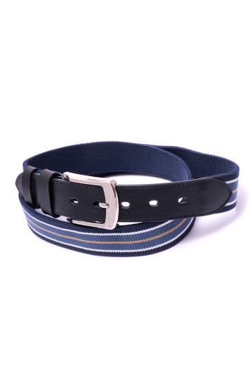 Ремінь чоловічий Welfare K-26 BLUE-WHITE