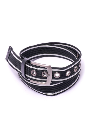 Ремінь чоловічий Welfare K-33 BLK-WHITE