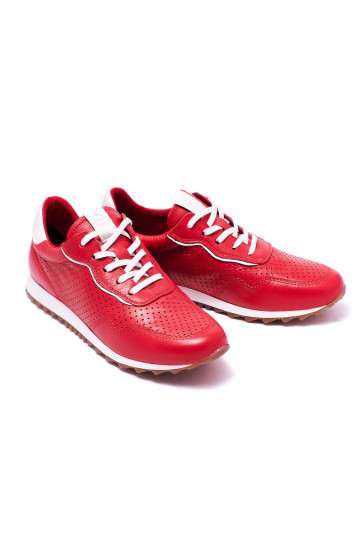 Кроссовки женские Tamaris 1-1-23618-26 510 RED/WHITE