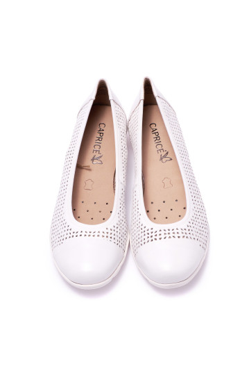 Балетки жіночі Caprice 9-9-22151-26 102 WHITE NAPPA