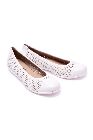 Балетки жіночі Caprice 9-9-22151-26 102 WHITE NAPPA