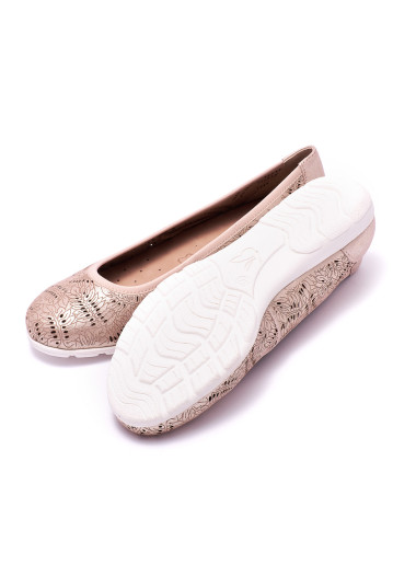 Балетки жіночі Caprice 9-9-22155-26 577 ROSE SUEDE MET