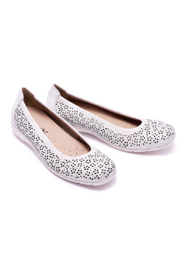 Балетки жіночі Caprice 9-9-22156-26 102 WHITE NAPPA