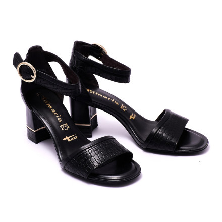 Босоніжки жіночі Tamaris 1-1-28379-26 071 BLK CROCO/BLK