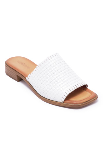 Сабо жіночі Welfare 0095-491-2176 69 WHITE LEATHER
