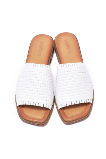 Сабо жіночі Welfare 0095-491-2176 69 WHITE LEATHER