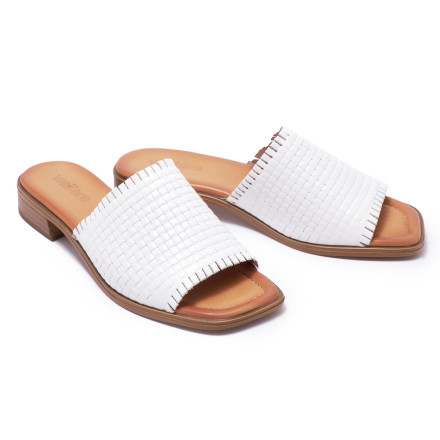 Сабо жіночі Welfare 0095-491-2176 69 WHITE LEATHER