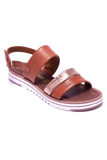 Босоніжки жіночі Marco Tozzi 2-2-28132-26 372 COGNAC ANT. CO