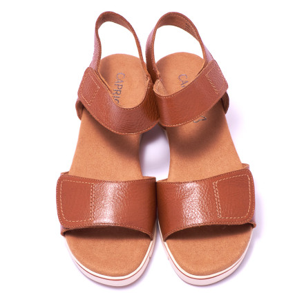 Босоніжки жіночі Caprice 9-9-28711-26 303 COGNAC NAPPA