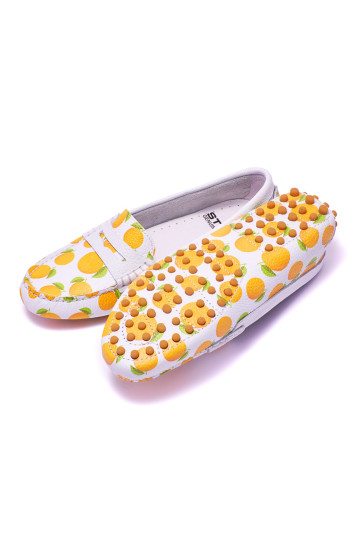 Мокасины женские KayakStorm 601 WHITE WITH ORANGES