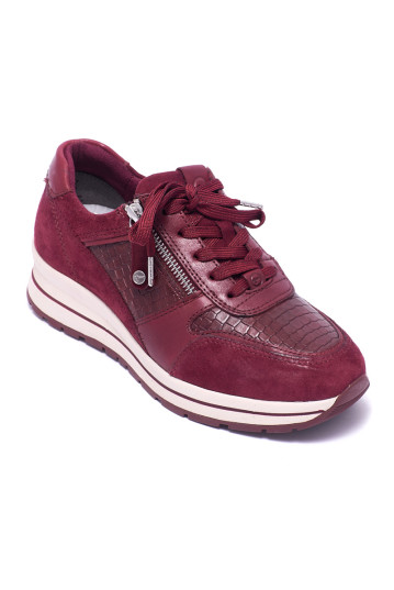 Кросівки жіночі Tamaris 1-1-23740-27 532 BURGUNDY/CROCO