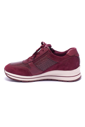 Кроссовки женские Tamaris 1-1-23740-27 532 BURGUNDY/CROCO