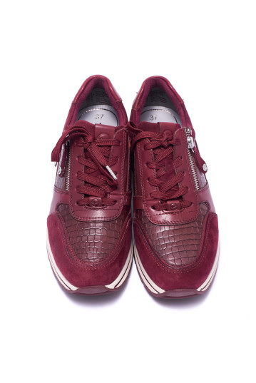 Кроссовки женские Tamaris 1-1-23740-27 532 BURGUNDY/CROCO