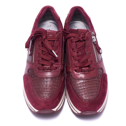 Кросівки жіночі Tamaris 1-1-23740-27 532 BURGUNDY/CROCO