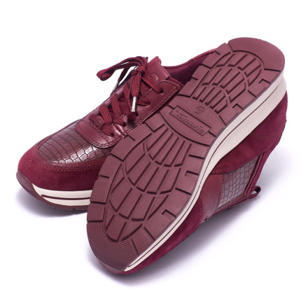 Кросівки жіночі Tamaris 1-1-23740-27 532 BURGUNDY/CROCO