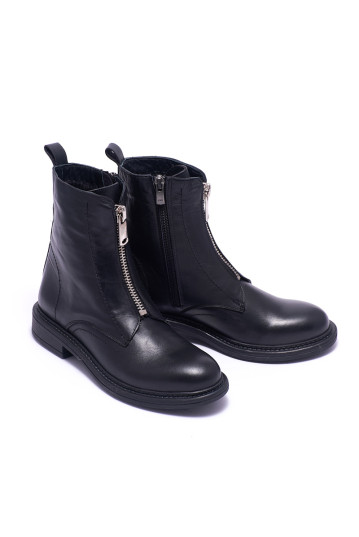Черевики жіночі Welfare 0010-1017 08 BLACK LEATHER