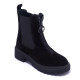 Черевики жіночі Welfare 0010-7057S KRK 0215 BLACK SUEDE