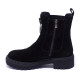 Черевики жіночі Welfare 0010-7057S KRK 0215 BLACK SUEDE