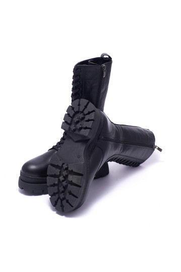 Ботинки женские Welfare 0279-5277D Y.KR BLACK LEATHER
