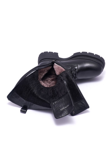 Ботинки женские Welfare 0279-5277D Y.KR BLACK LEATHER