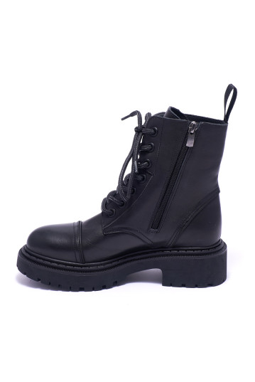 Ботинки женские Welfare 0394-70307D PL 01 BLACK LEATHER