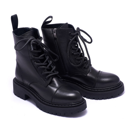 Черевики жіночі Welfare 0394-70307D PL 01 BLACK LEATHER