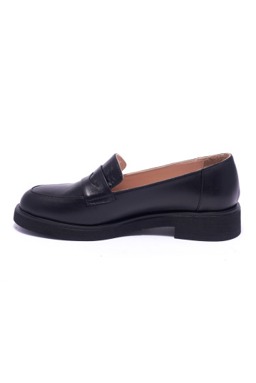 Лофери жіночі Welfare 0395-1239D 90 BLACK LEATHER