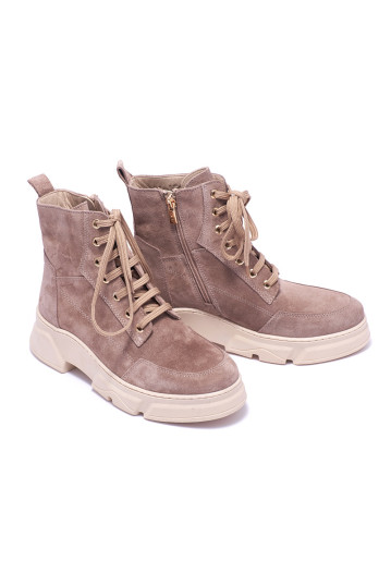 Ботинки женские Welfare 0449-16501S 10 BEIGE SUEDE