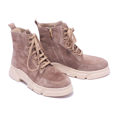 Черевики жіночі Welfare 0449-16501S 10 BEIGE SUEDE