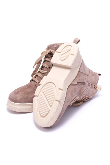 Ботинки женские Welfare 0449-16501S 10 BEIGE SUEDE