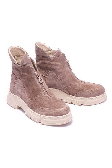 Ботинки женские Welfare 0449-16509S 10 BEIGE SUEDE