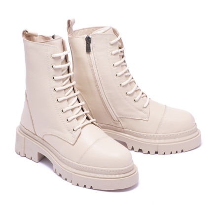 Черевики жіночі Welfare 0482-2430D 394 BEIGE LEATHER