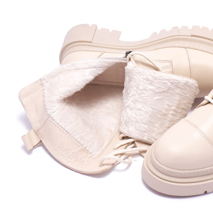 Черевики жіночі Welfare 0482-2430D 394 BEIGE LEATHER