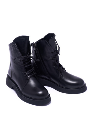 Ботинки женские Welfare 0673-8481 128 BLACK LEATHER