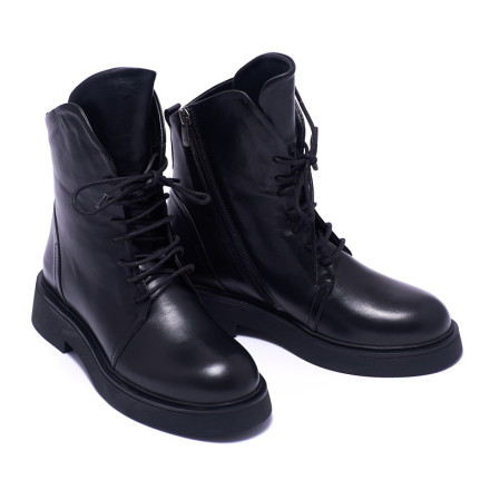 Черевики жіночі Welfare 0673-8481 128 BLACK LEATHER