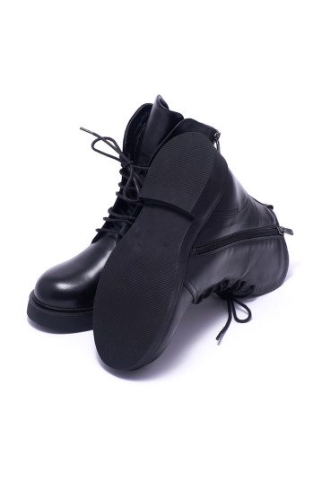 Ботинки женские Welfare 0673-8481 128 BLACK LEATHER