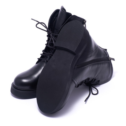 Черевики жіночі Welfare 0673-8481 128 BLACK LEATHER