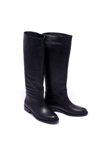 Чоботи жіночі Welfare 0760-1090D BLACK LEATHER