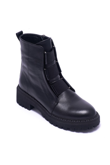 Черевики жіночі Welfare 0010-8018 KRK 3.303 BLACK LEATHER