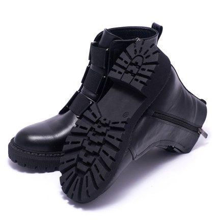 Черевики жіночі Welfare 0010-8018 KRK 3.303 BLACK LEATHER