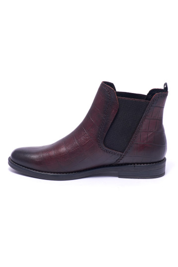 Ботинки женские Marco Tozzi 2-2-25376-35 571 BORDEAUX CROCO