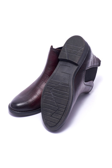 Ботинки женские Marco Tozzi 2-2-25376-35 571 BORDEAUX CROCO