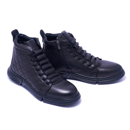 Черевики чоловічі Welfare 1K0467-7736 BLACK MESSI