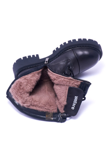 Ботинки женские Welfare 22652 Black LTHR