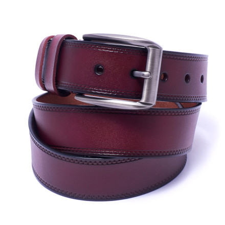 Ремінь чоловічий Welfare 1517 D.RED