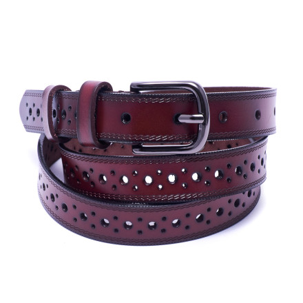 Ремінь жіночий Welfare 23035 D.BRN