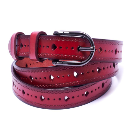 Ремінь жіночий Welfare 23158 D.RED