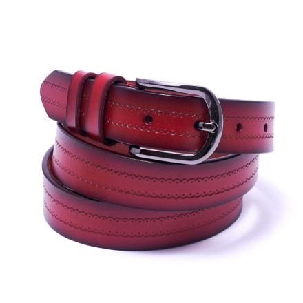 Ремінь жіночий Welfare L28177 D.RED